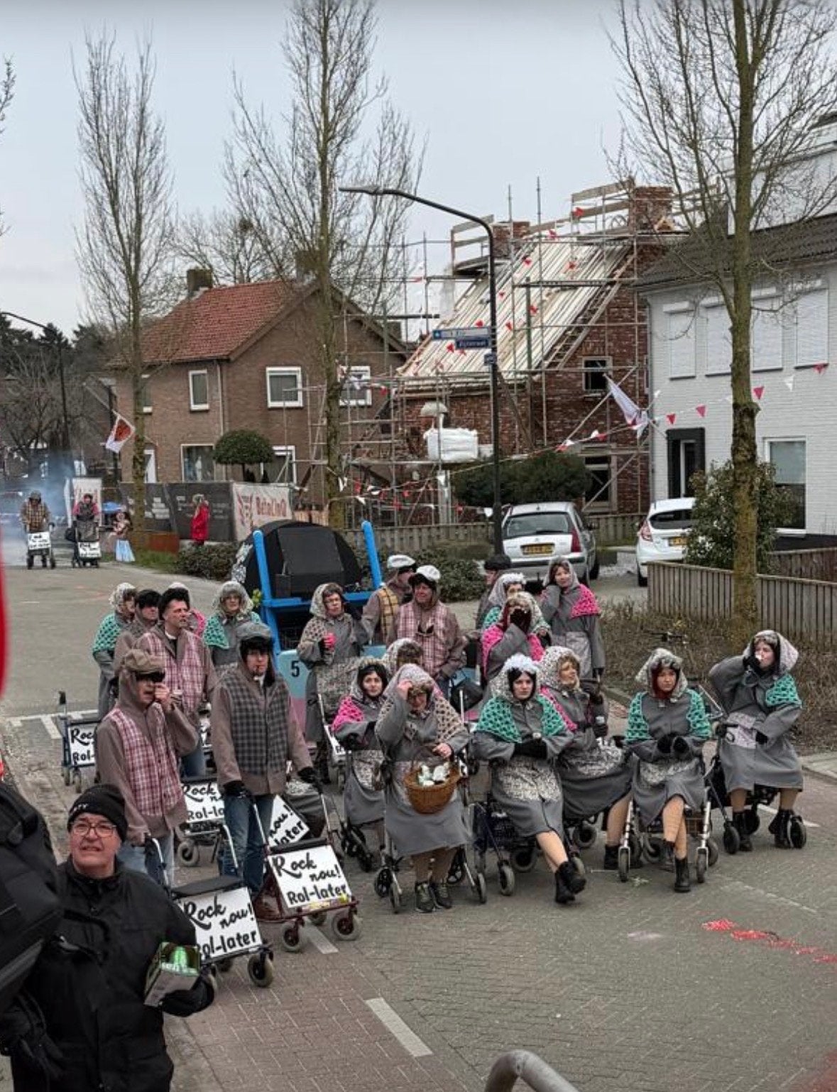 Loopgroep: Rock nou Roll-later., Ophalen, Carnaval, Maat 46/48 (XL) of groter, Onbekend