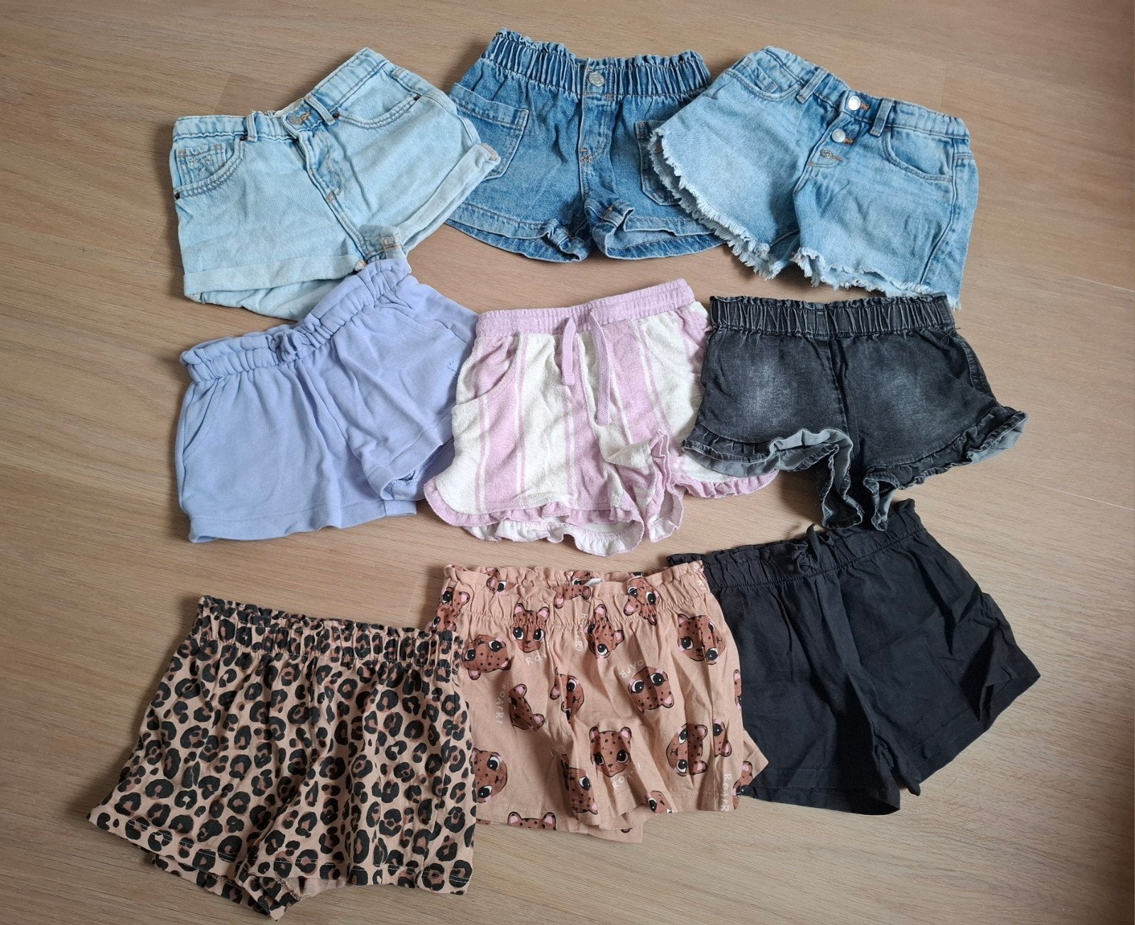 Kledingpakket meisjes, maat 98 (kleine 104), Ophalen, Gedragen