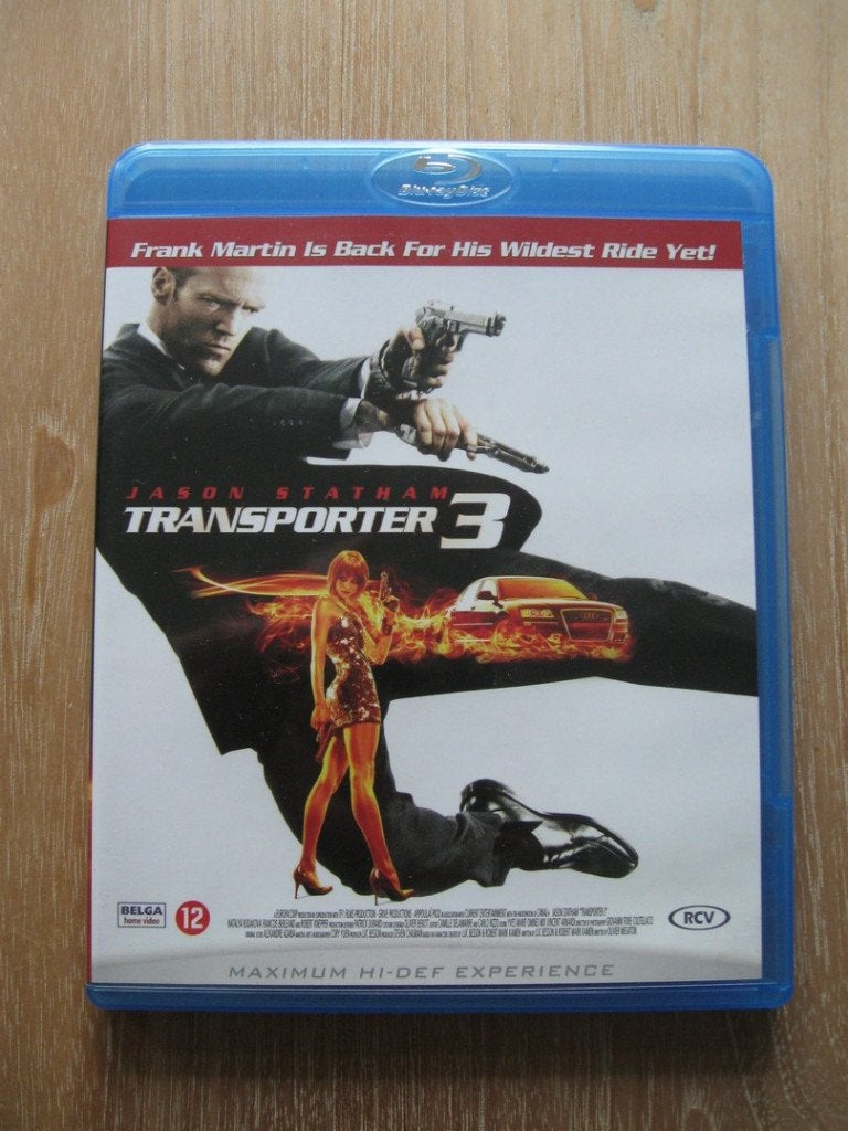 Blu-ray Transporter 3 Jason Statham Jeroen Krabbe, Engels, Nederlands, Film, Actie