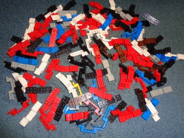 Partij U10=Lego auto onderdelen, Lego, Lego, Gebruikt, Lego