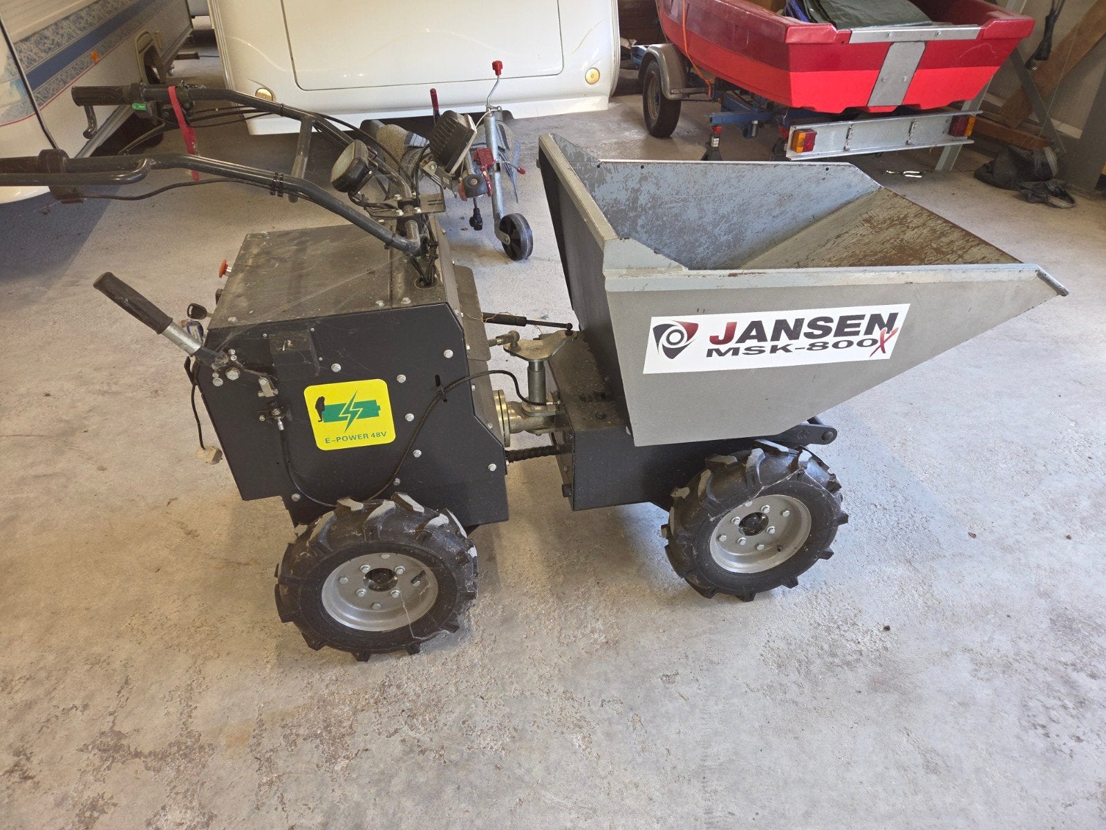 elektrische kruiwagen , jansen msk-800x, Ophalen, Gebruikt, Elektrisch, Overige merken