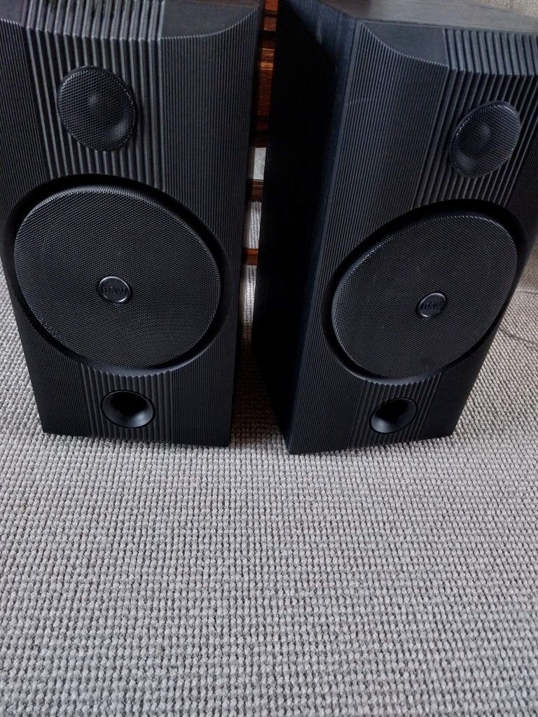Set Bowers & Wilkins (B&W) 2003 ZMF vintage Speakers, Audio, Tv en Foto, Luidsprekers, Ophalen, Minder dan 60 watt, Front, Rear of Stereo speakers