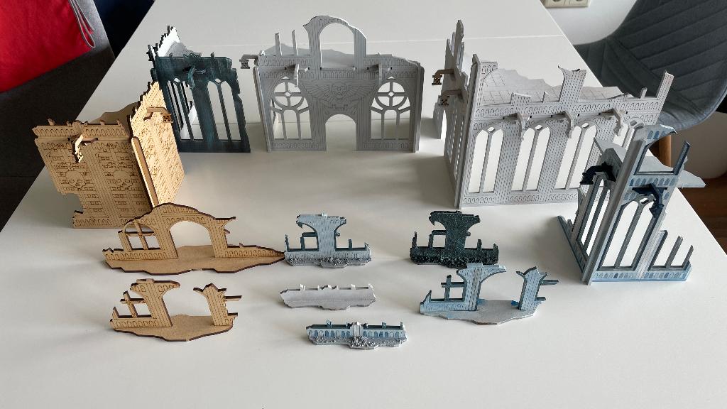 Warhammer terrain gebouwen, Hobby en Vrije tijd, Wargaming, Gebruikt, Warhammer 40000, Toebehoren, Ophalen of Verzenden