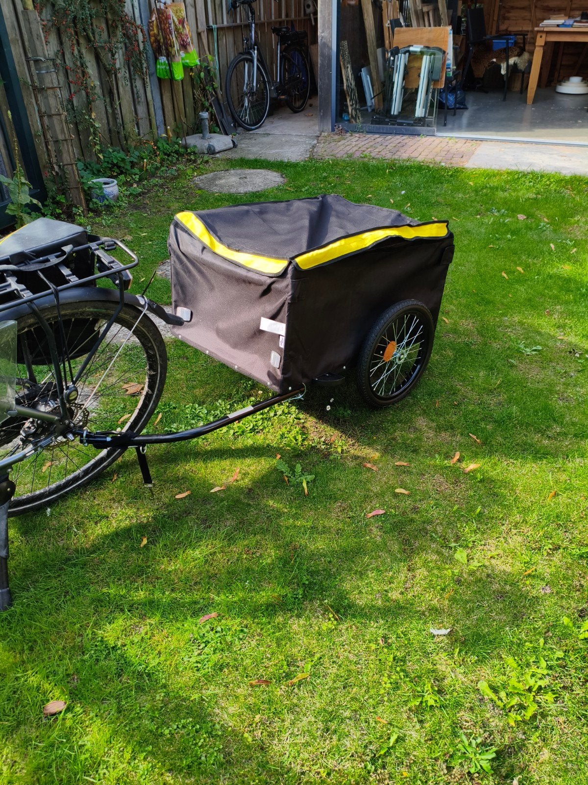 Nieuwe fietskar voor bagage of huisdier, Ophalen, Bagagekar, Zo goed als nieuw, VidaXL