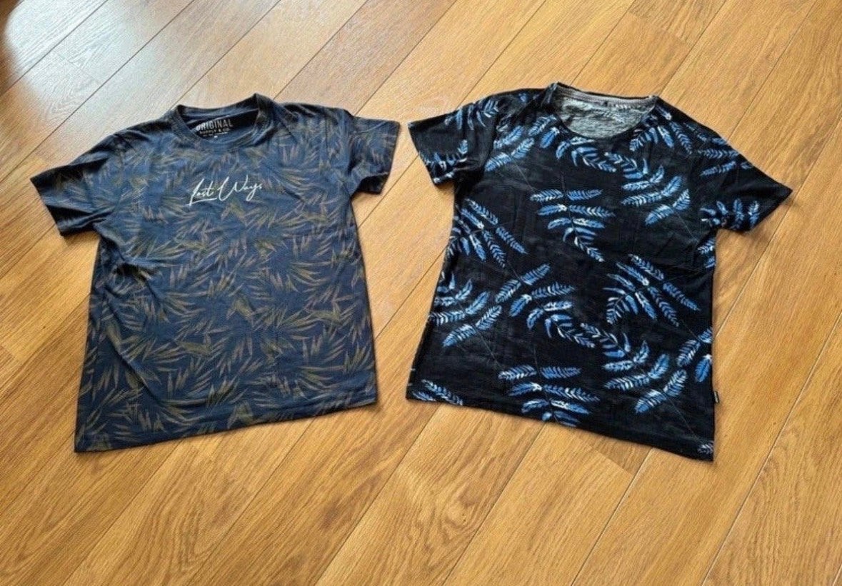 Set van 2 Heren T-shirts Maat M - Gabbiano & Original, Ophalen of Verzenden, Zo goed als nieuw, Maat 48/50 (M)