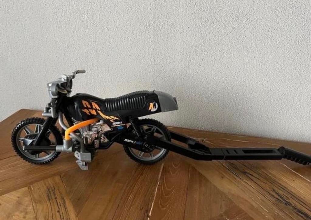 Vintage Speelgoed Actionman Motorfiets met Lanceerfunctie, Ophalen of Verzenden, Gebruikt