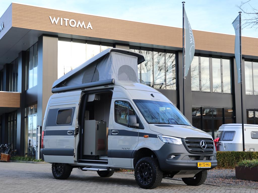 HYMER Grand Canyon S 600 4x4 buscamper Crosstrail kleur, Caravans en Kamperen, Campers, Automaat, Buscamper of Camperbus, Koelkast