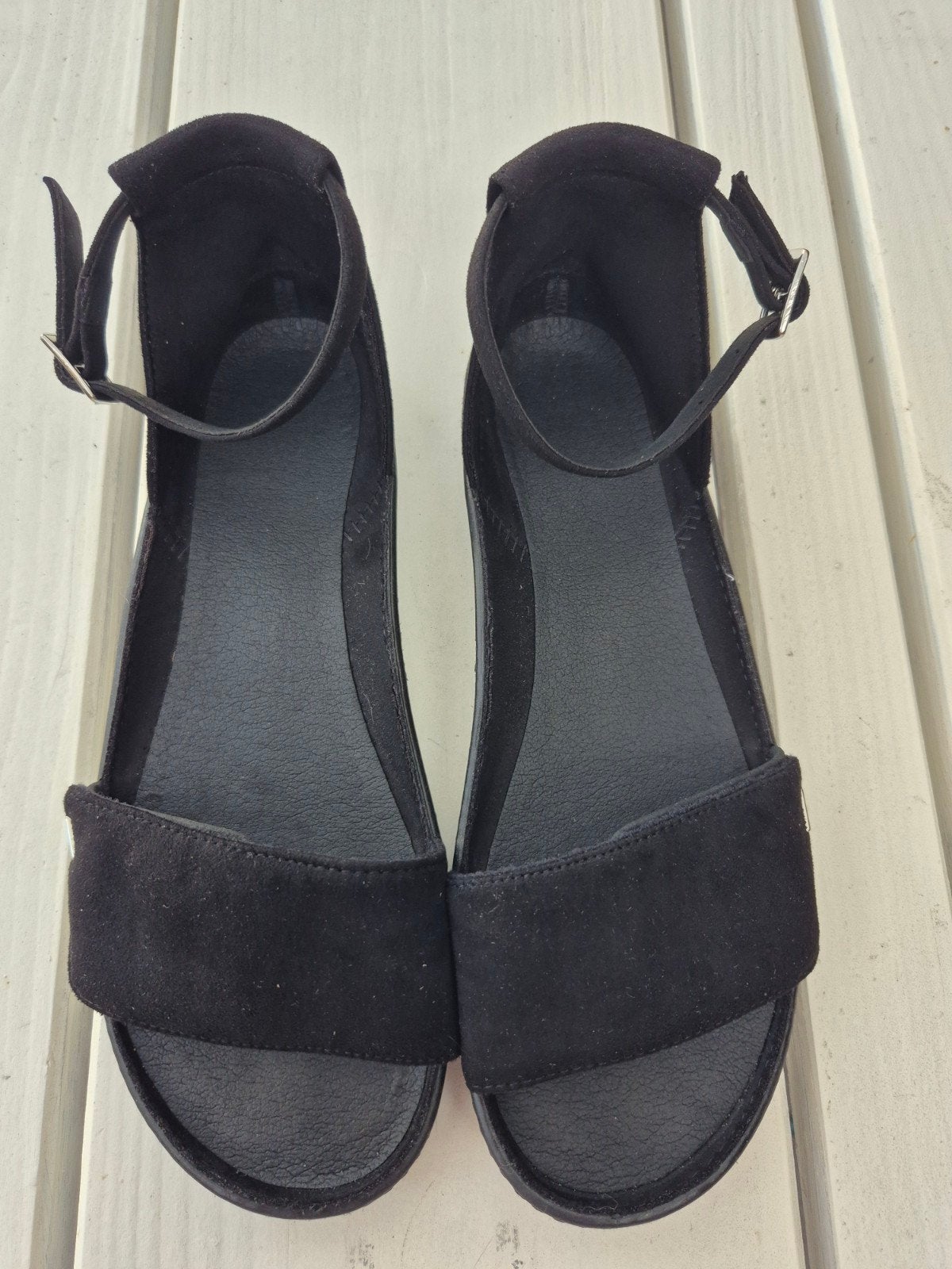 Leguano sandalen Jara mt 40, Zwart, Zo goed als nieuw, Leguano, Sandalen of Muiltjes