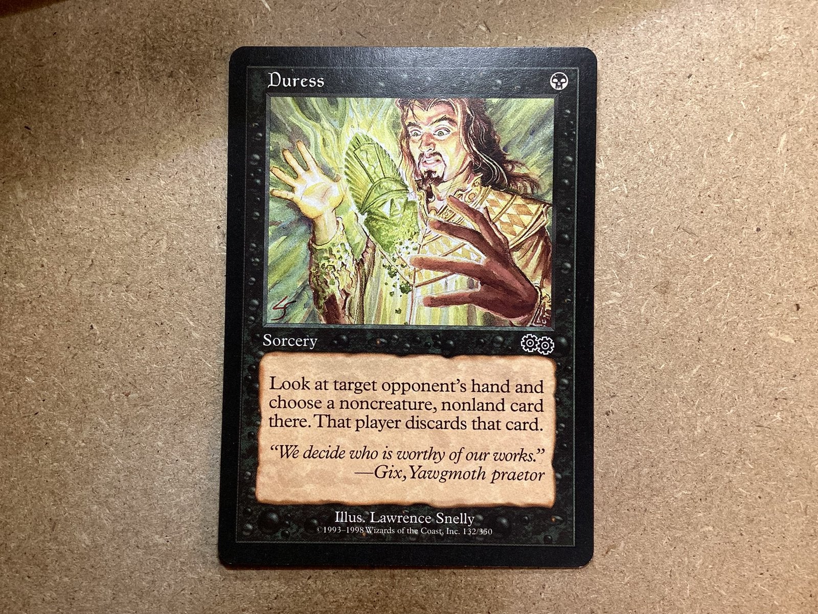1x Duress [132/350] (Near Mint), Ophalen of Verzenden, Zo goed als nieuw, Losse kaart