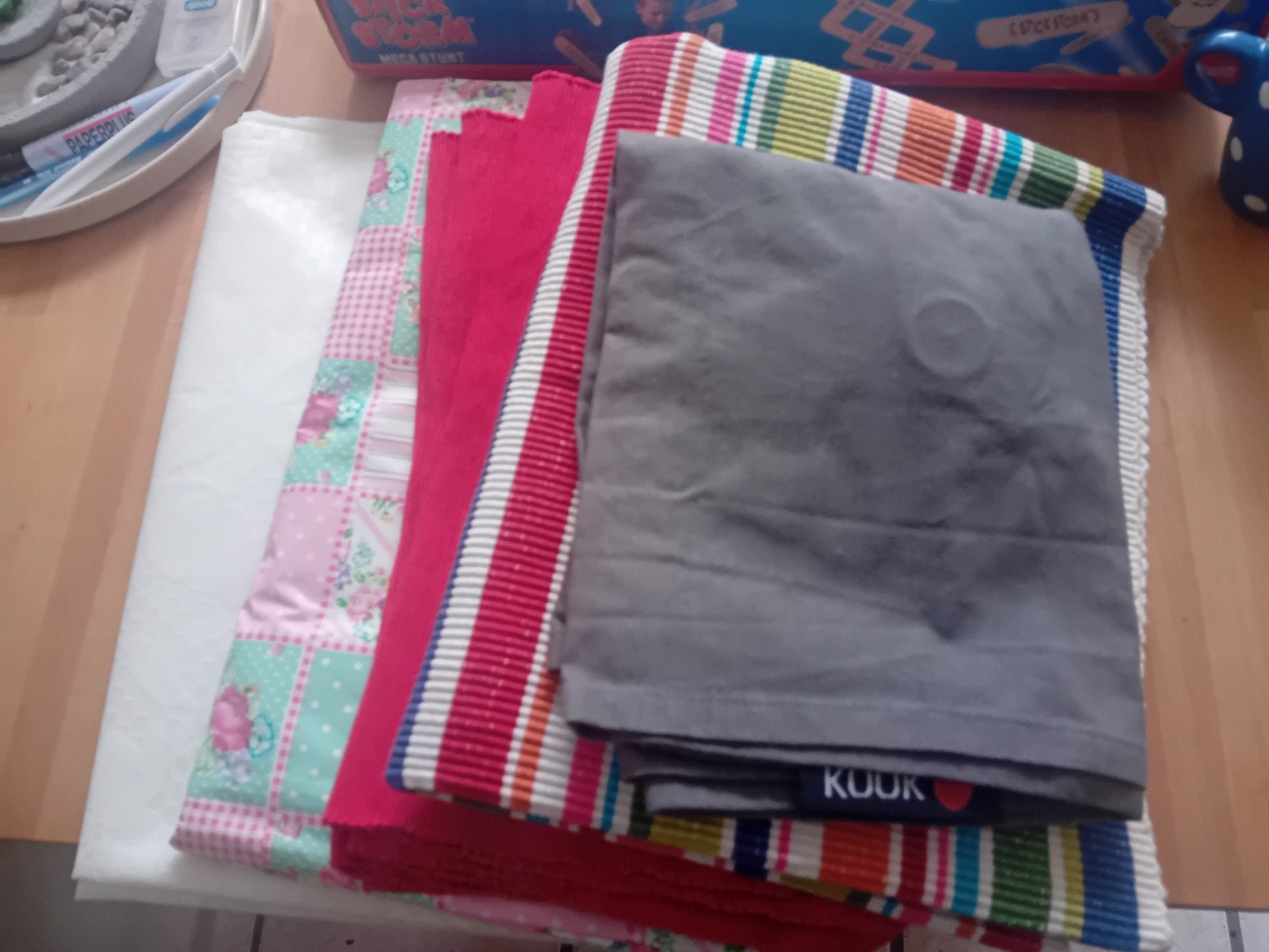 loopers tafel kleed plas met voor op tafel, Overige typen, Nieuw, Ophalen of Verzenden, Meerkleurig
