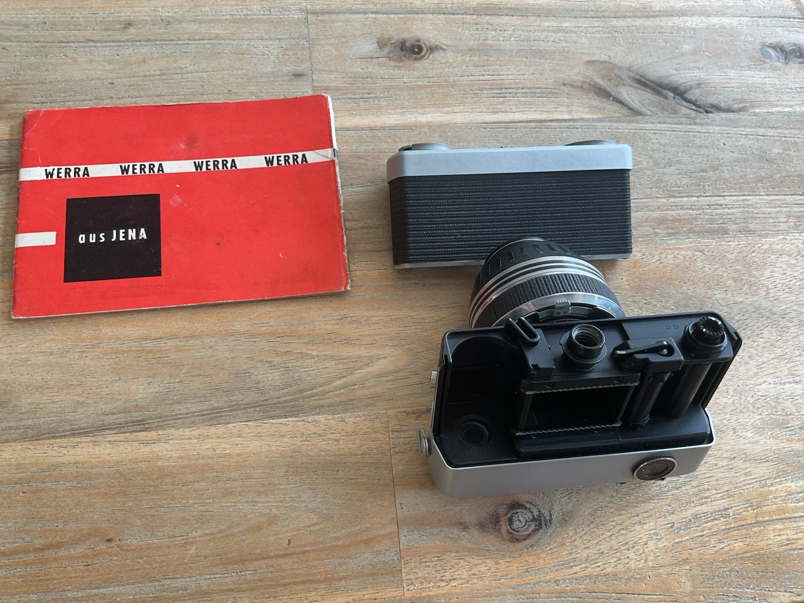 Vintage Werra 1 camera met handleiding en accessoires, Ophalen of Verzenden, Gebruikt, Compact, Overige Merken
