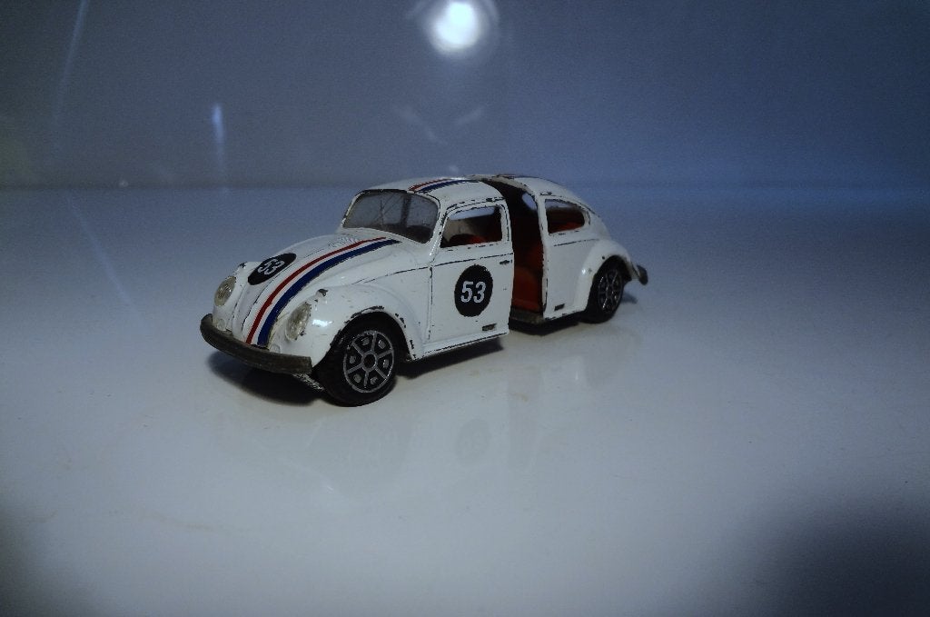 Volkswagen 1200 "Herby" Walt Disney Politoys Zeldzaam!, Verzenden, Overige figuren, Gebruikt, Overige typen