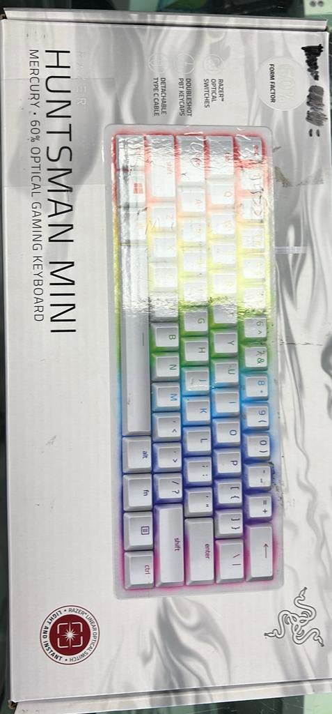 Razer Huntsman Mini 60% Optisch Gaming Toetsenbord QWERTY, Ophalen of Verzenden, Zo goed als nieuw