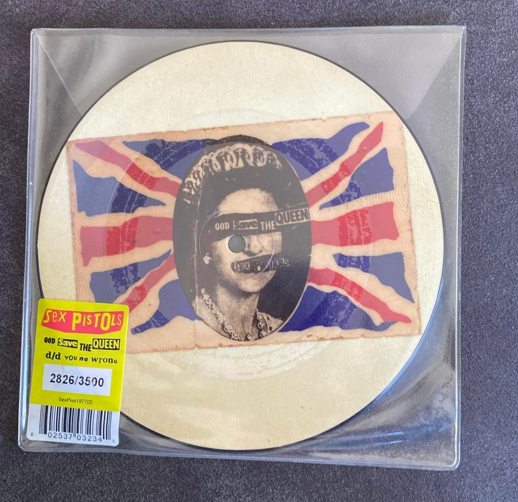 Sex Pistols God Save The Queen picture disk single, 2010 - 2019, Picture disc, 7 inch, Ophalen of Verzenden