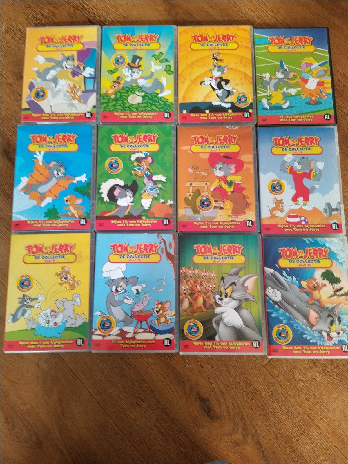 Complete 12-delige Tom en Jerry collectie op dvd, Alle leeftijden, Ophalen of Verzenden, Gebruikt