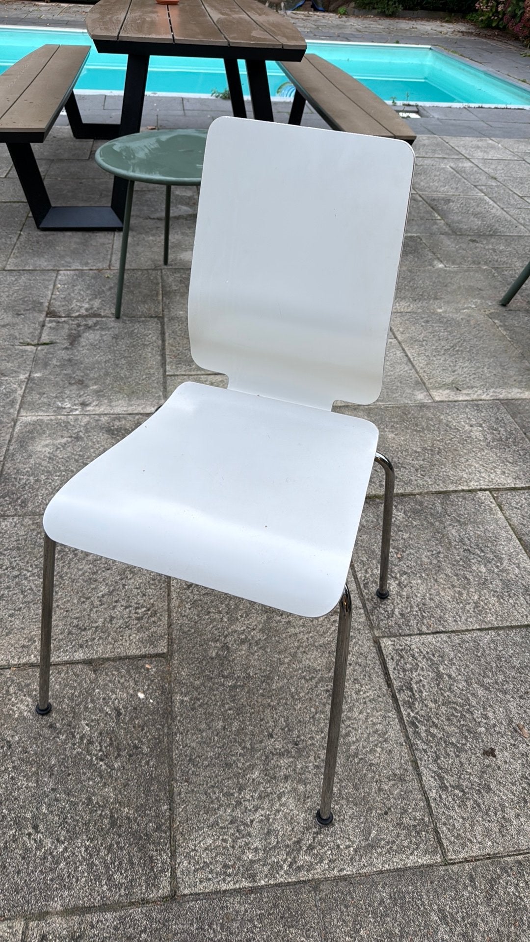 Stoel gratis, Ophalen, Gebruikt, Wit, Eén