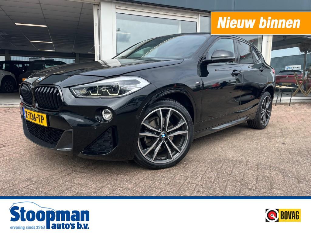 Bmw X2 1.8i High Ex. AUT. Leder Stoelv., Auto's, BMW, Gebruikt, Euro 6, Zwart, Leder