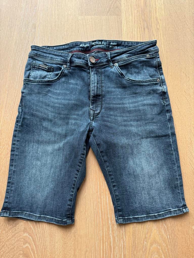 Jeans Short Petrol - Maat M, Ophalen of Verzenden, Gedragen, Overige kleuren, Overige jeansmaten