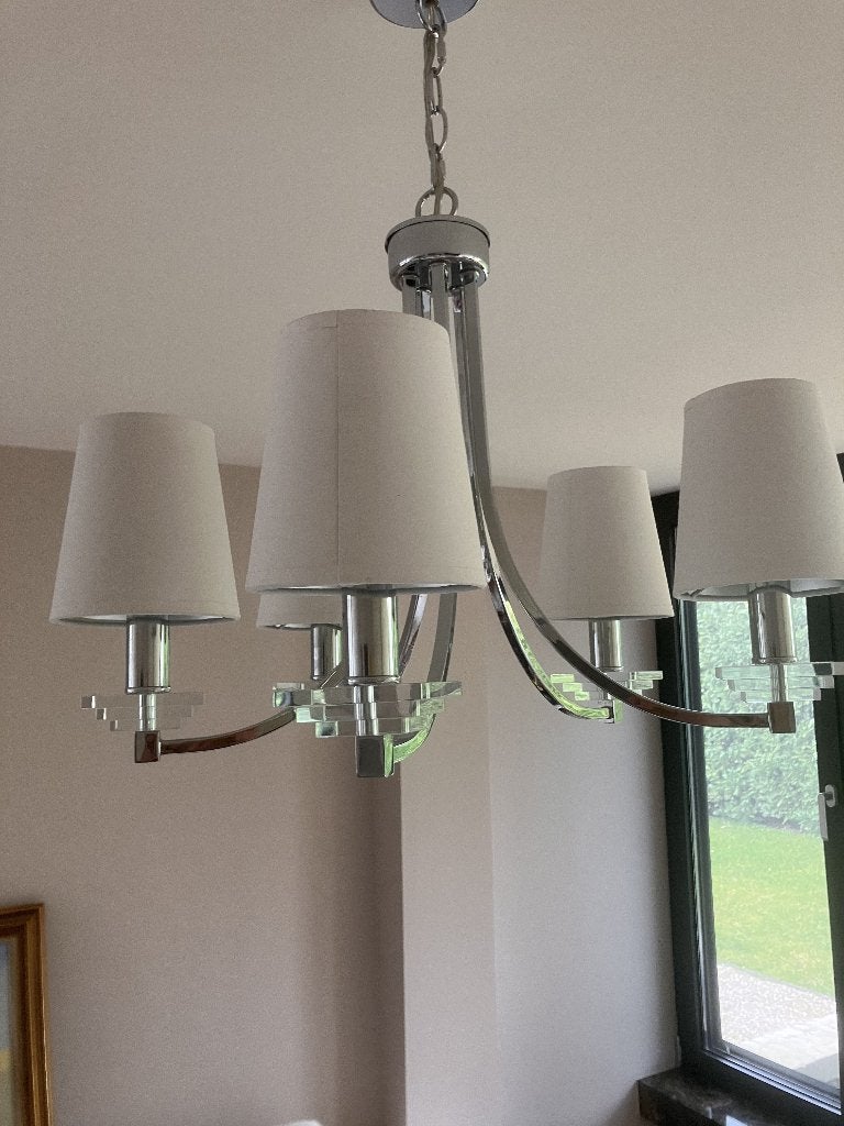 chandelier, Ophalen, Zo goed als nieuw, Glas