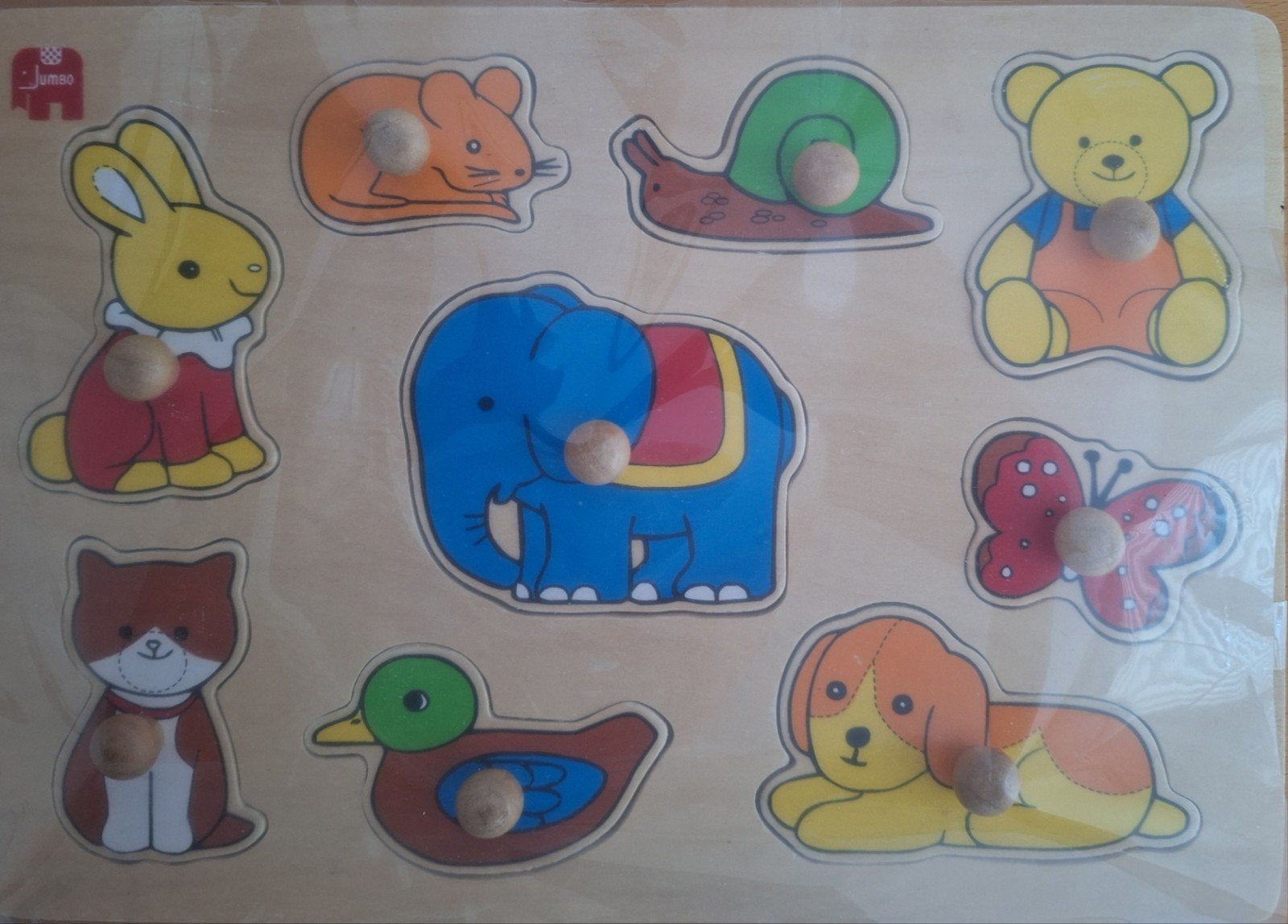 Houten puzzel., Ophalen, Zo goed als nieuw, Van hout, Minder dan 10 stukjes