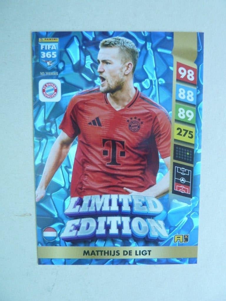 Panini Fifa 365 card  Matthijs.de.Ligt.  Limited Edition, Verzamelen, Sportartikelen en Voetbal, Ophalen of Verzenden, Zo goed als nieuw
