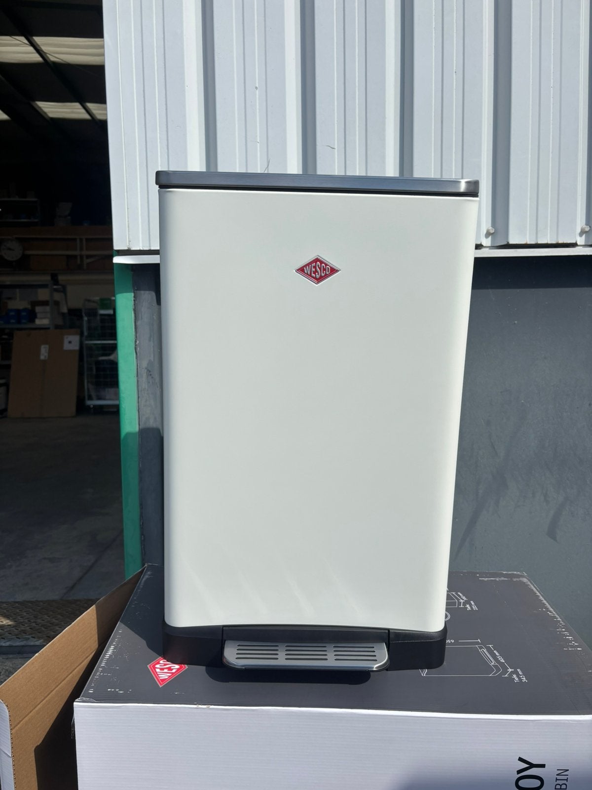 Wesco big double boy 36 liter 2x18 liter, 40 liter of meer, Ophalen of Verzenden, Zo goed als nieuw, Kunststof