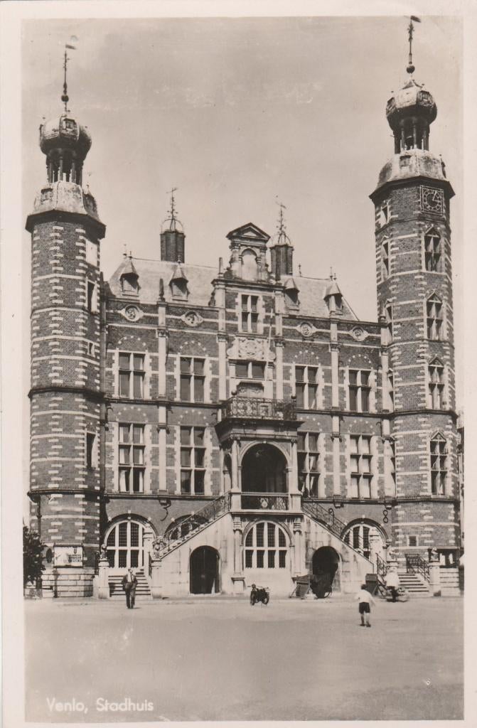 venlo- stadhuis, Ophalen of Verzenden, 1940 tot 1960, Limburg