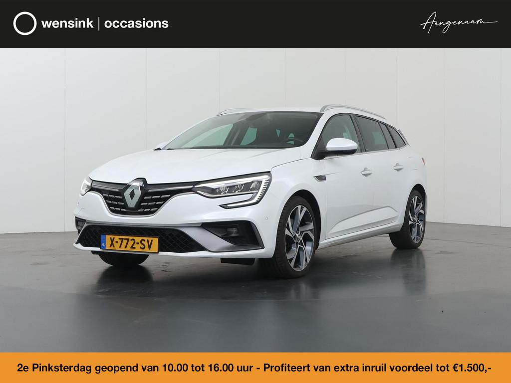 Renault Mégane Estate 1.6 E-Tech Plug-In Hybrid 160 R.S. Li, Stof, Gebruikt, 4 cilinders, Wit
