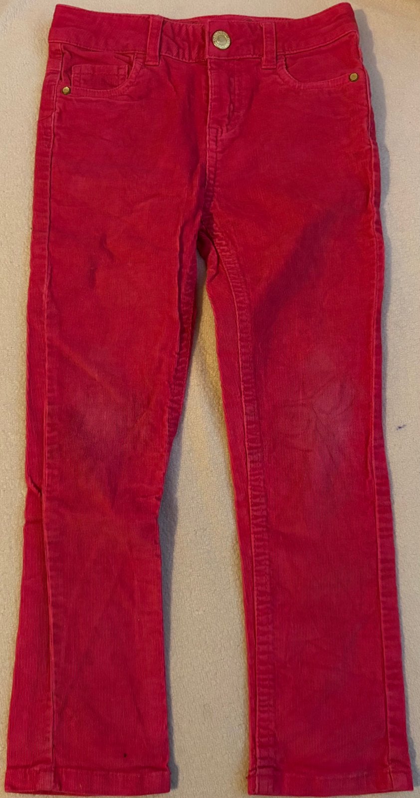 Roze corduroy broek, meisje, maat 116, Ophalen of Verzenden, Zo goed als nieuw, Meisje, Broek