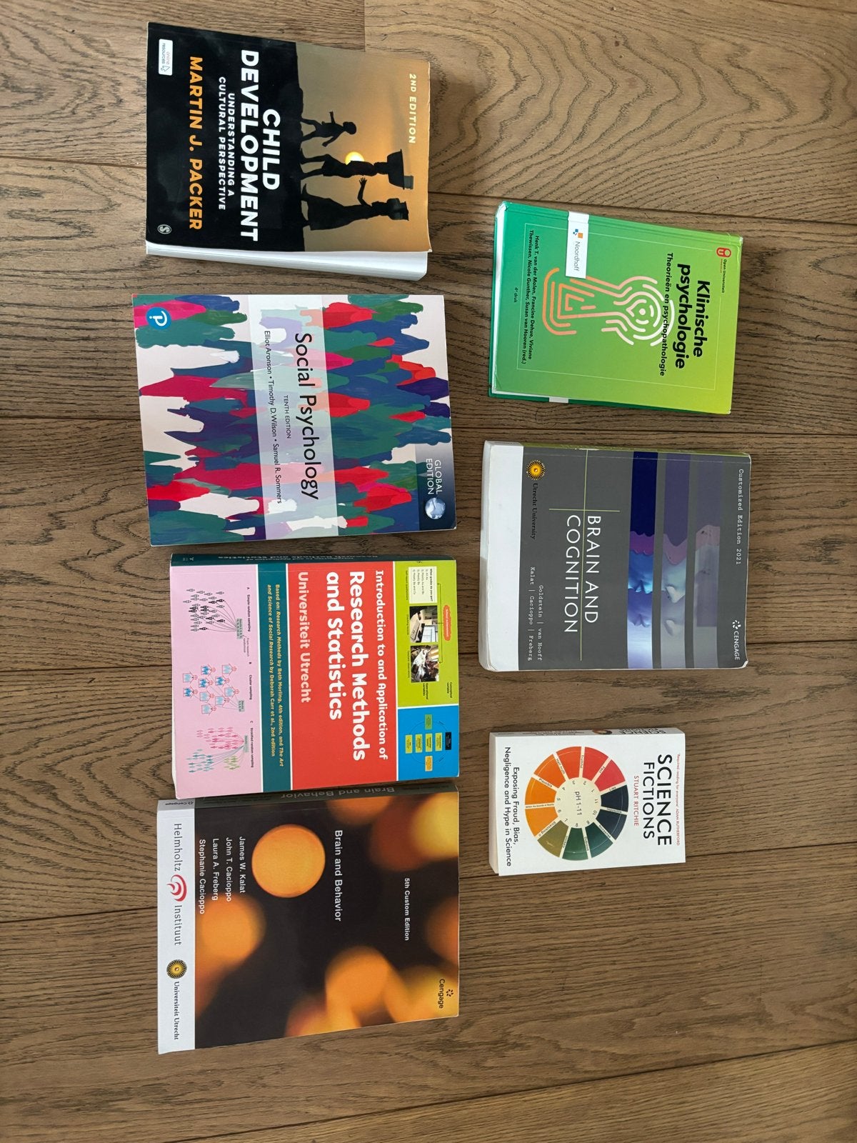 Psychologie boeken UU (eerstejaars), Ophalen of Verzenden, Gamma, Zo goed als nieuw, WO