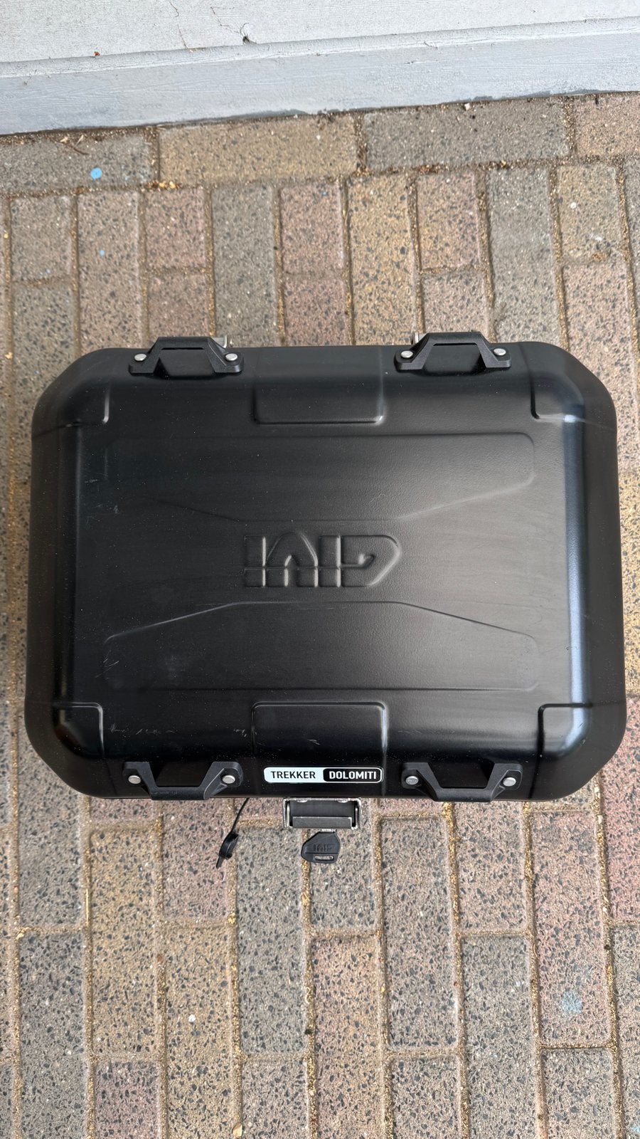Givi Dolomiti Trekker koffer met SW Motech bevestigingsplaat, Ophalen, Gebruikt