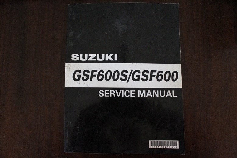 Suzuki GSF600 S 2000 motorcycle service manual GSF 600S, Motoren, Ophalen of Verzenden, Suzuki