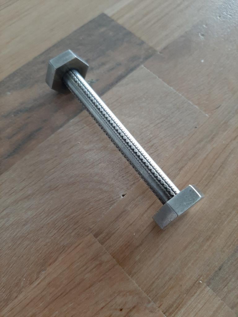 Antieke messenlegger, verzilverd, gedetailleerd, Ophalen of Verzenden