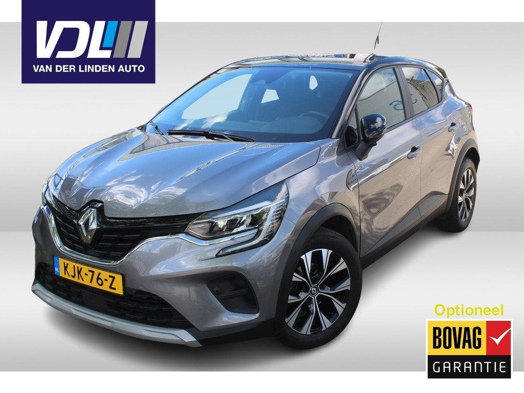 Renault Captur 1.0 TCe 90 evolution Achteruitrijcamera, Lich, Auto's, Renault, Voorwielaandrijving, Parkeersensor, Stof, Gebruikt