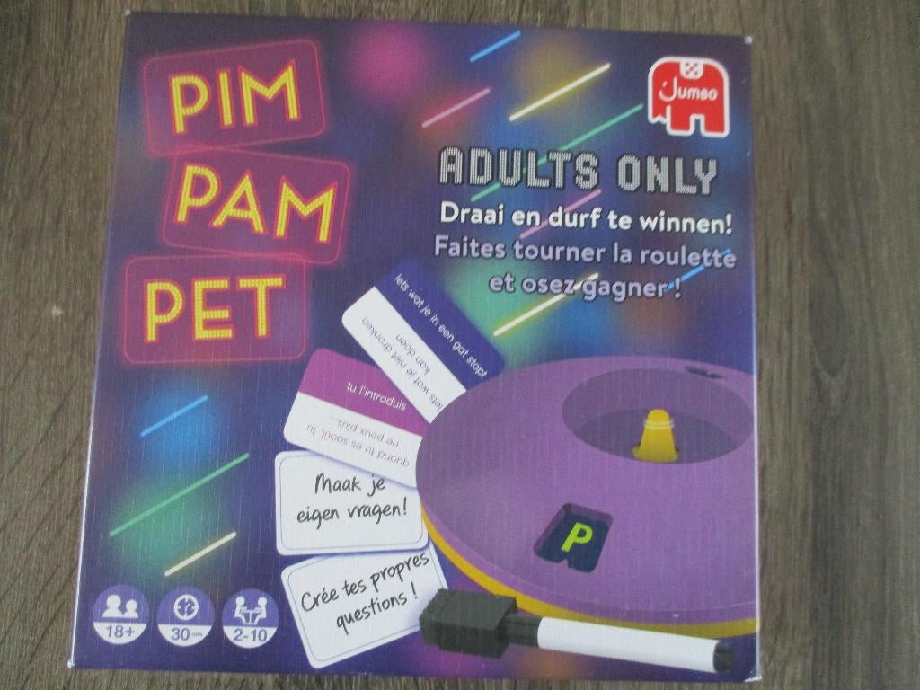 Pim Pam Pet, Hobby en Vrije tijd, Gezelschapsspellen | Bordspellen, Vijf spelers of meer, Ophalen, Nieuw