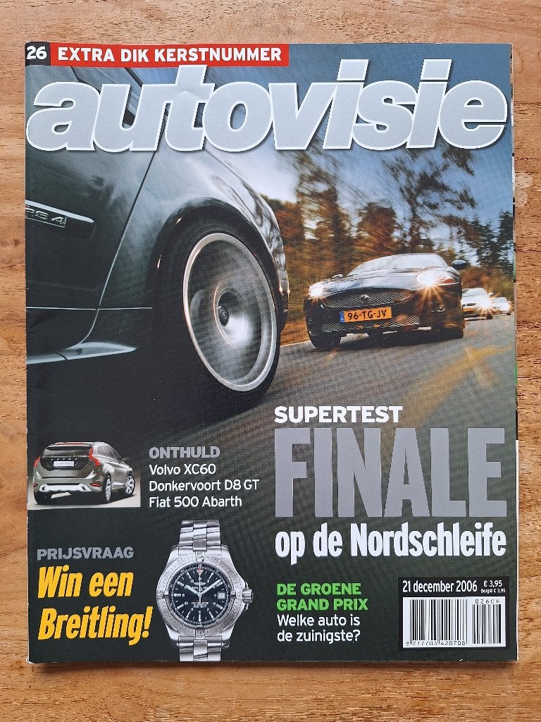 Autovisie 26 2006 Donkervoort D8 GT Audi TT KTM X-bow, Ophalen of Verzenden, Algemeen, Autovisie