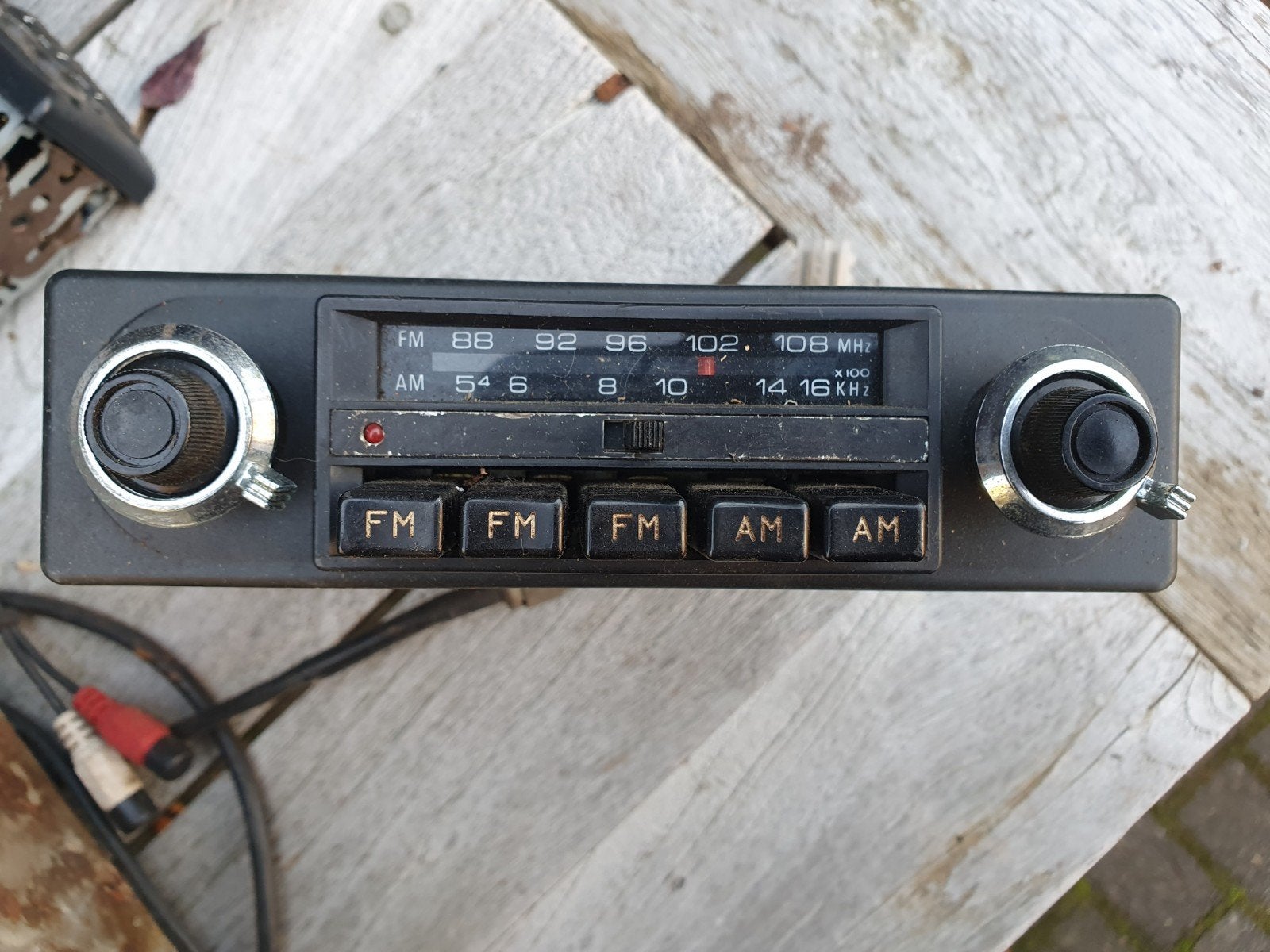 Autoradio oldtimer, Auto diversen, Autoradio's, Ophalen of Verzenden, Gebruikt