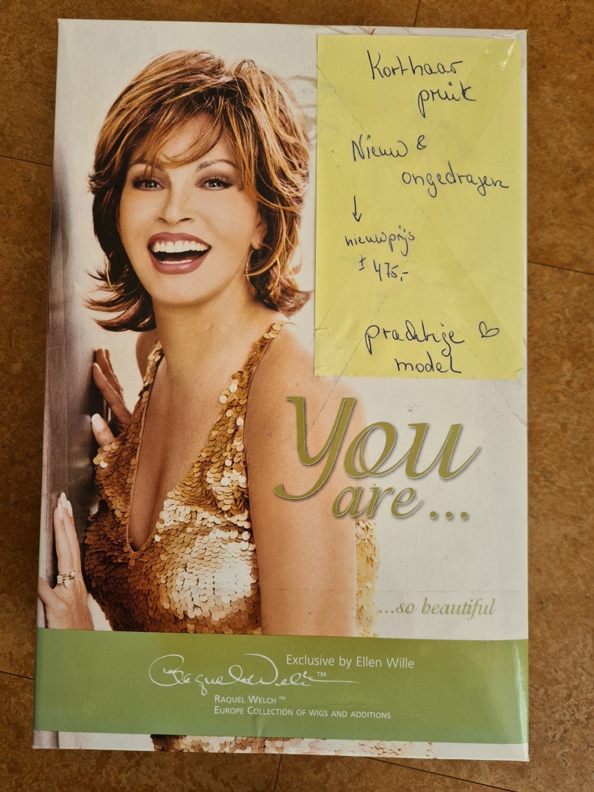 Korte pruik Raquel Welch by Ellen Wille, nieuw, Sieraden, Tassen en Uiterlijk, Uiterlijk | Haarverzorging, Ophalen of Verzenden