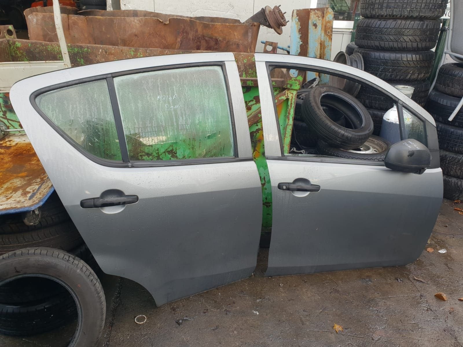 OPEL AGILA B PORTIEREN RV+RA BJ 2008 TOT 2015, Gebruikt, -, Deur, -