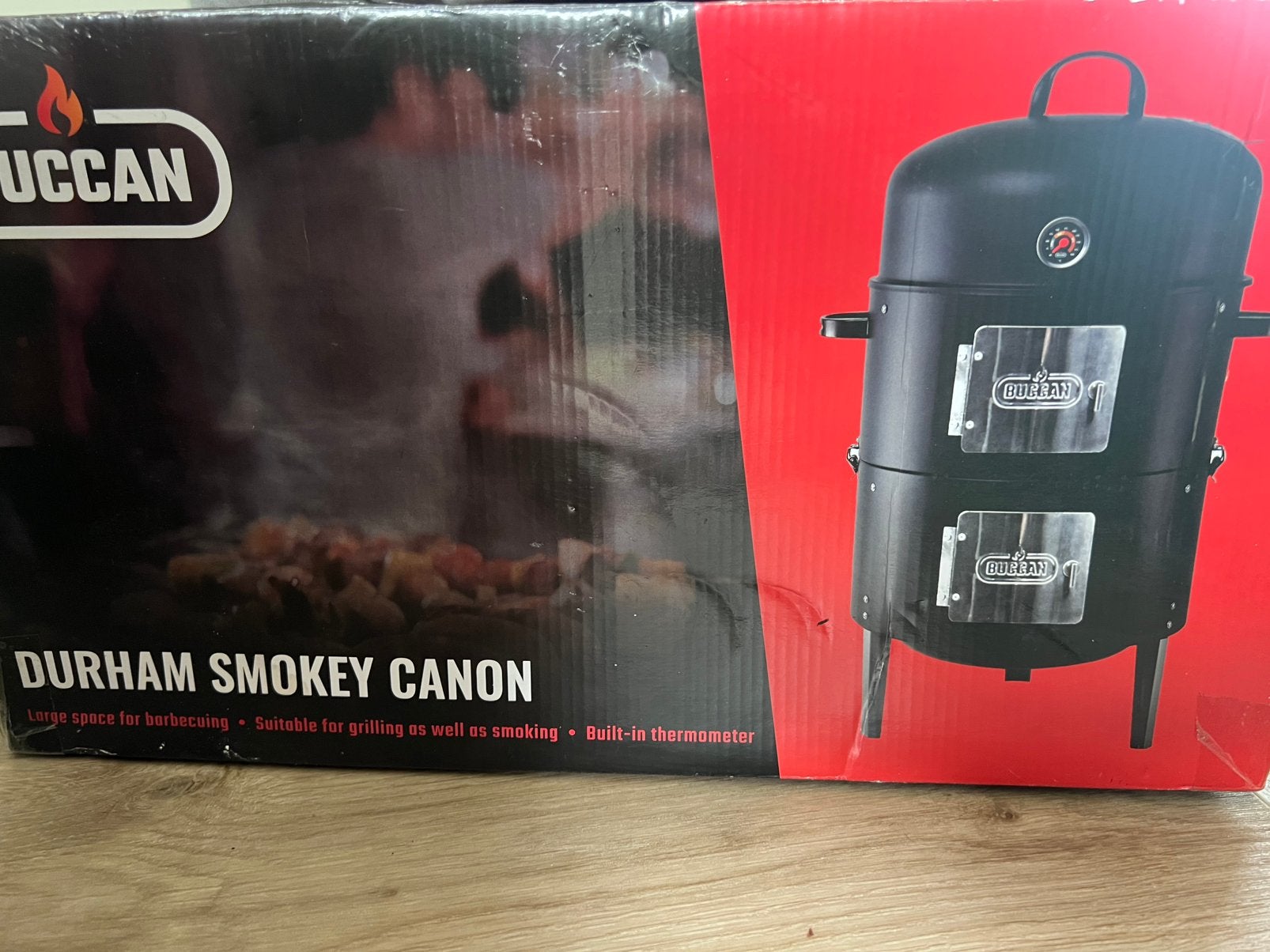 Buccan Durham Smokey Canon/ nieuw, Tuin en Terras, Houtskoolbarbecues, Ophalen of Verzenden, Nieuw