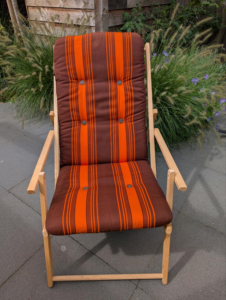 Vintage tuinkussenset met tafelkleed, Ophalen of Verzenden, Gebruikt