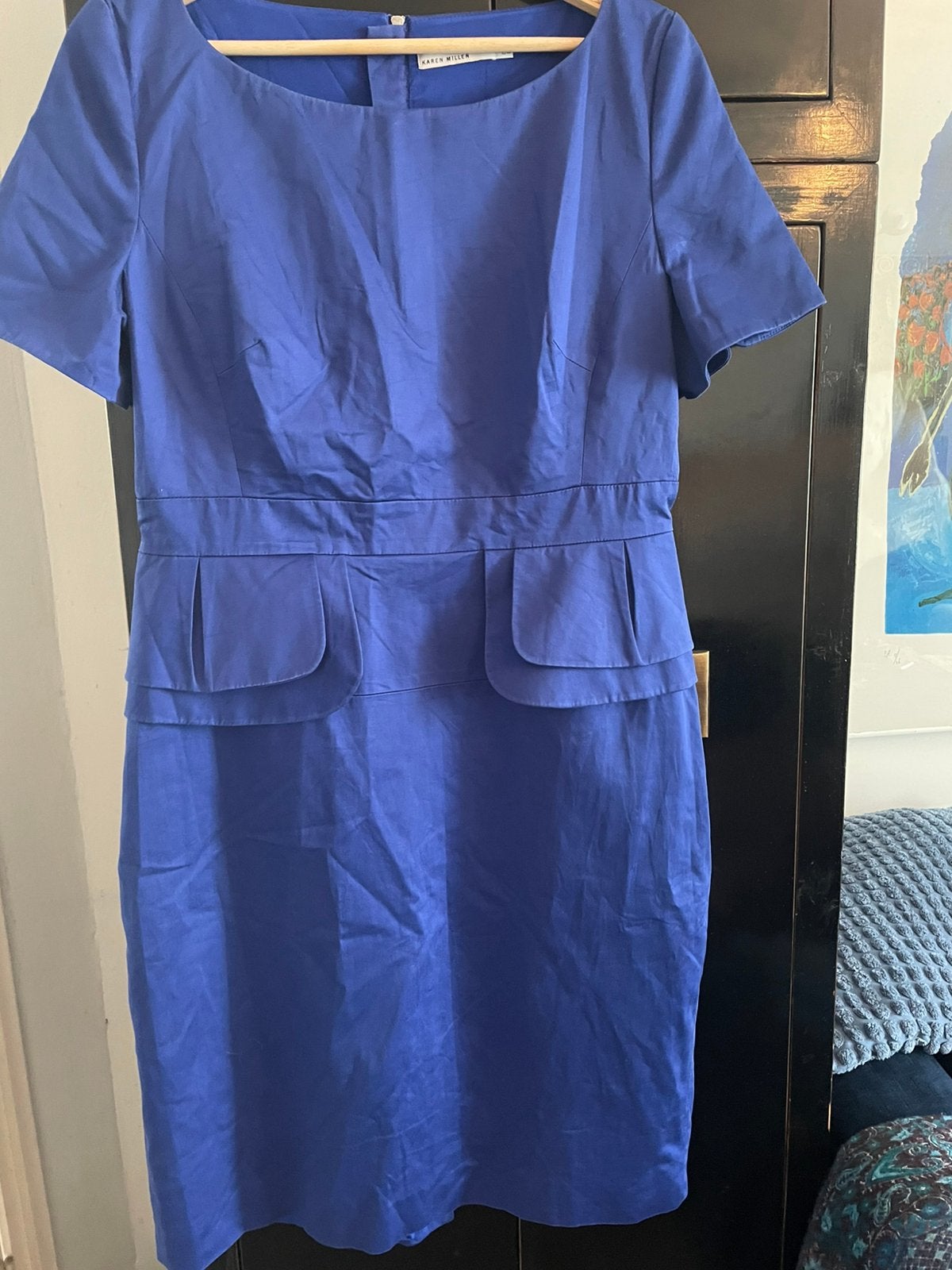 Karen Millen jurk kobsltbauw maat 40, Kleding | Dames, Jurken, Maat 38/40 (M), Blauw, Ophalen of Verzenden, Zo goed als nieuw