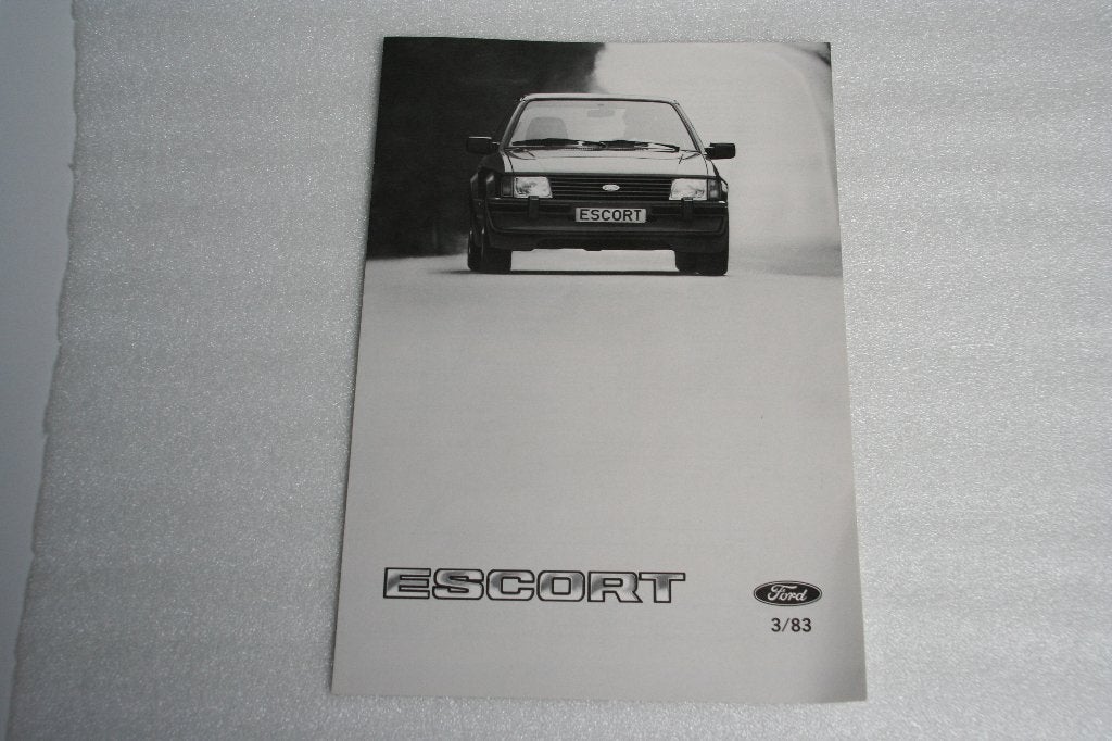 Folder Ford Escort technische specificaties (03-1983) (42), Ophalen of Verzenden, Nieuw, Ford