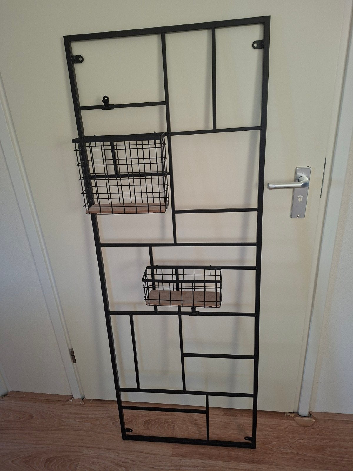 Wandrek XXL Metaal Zwart - Nieuw en Ongebruikt, Huis en Inrichting, Woonaccessoires | Wandplanken en Boekenplanken, Ophalen, Nieuw