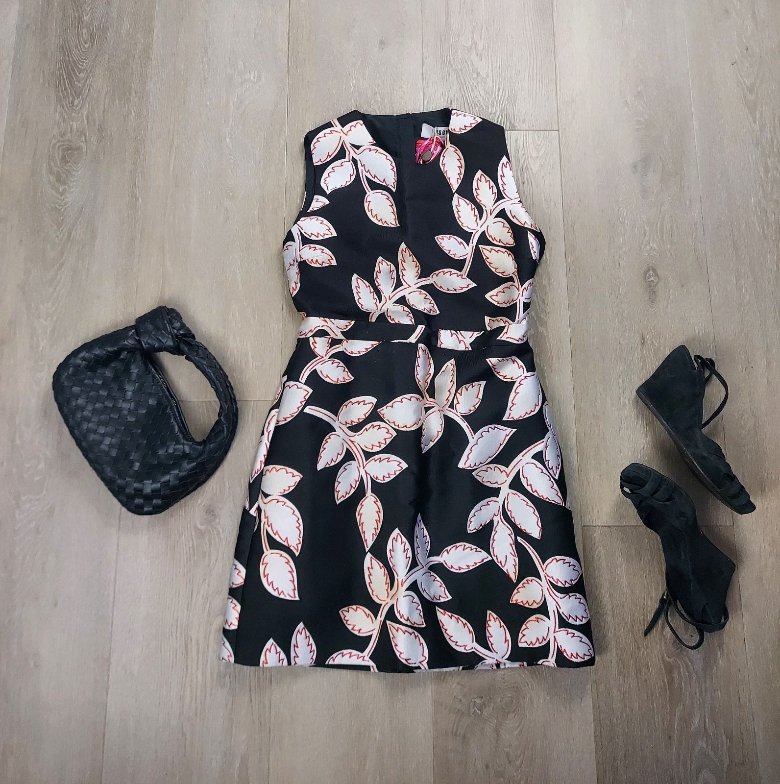 MSGM Milano Zwarte Jurk Maat S Nieuw!, Kleding | Dames, Zwart, Nieuw, Maat 36 (S), Boven de knie