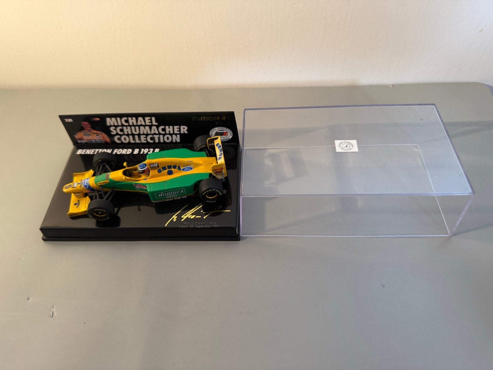 Minichamps Benetton Ford B193 Michael Schumacher Collectie, Ophalen of Verzenden, Zo goed als nieuw, Auto