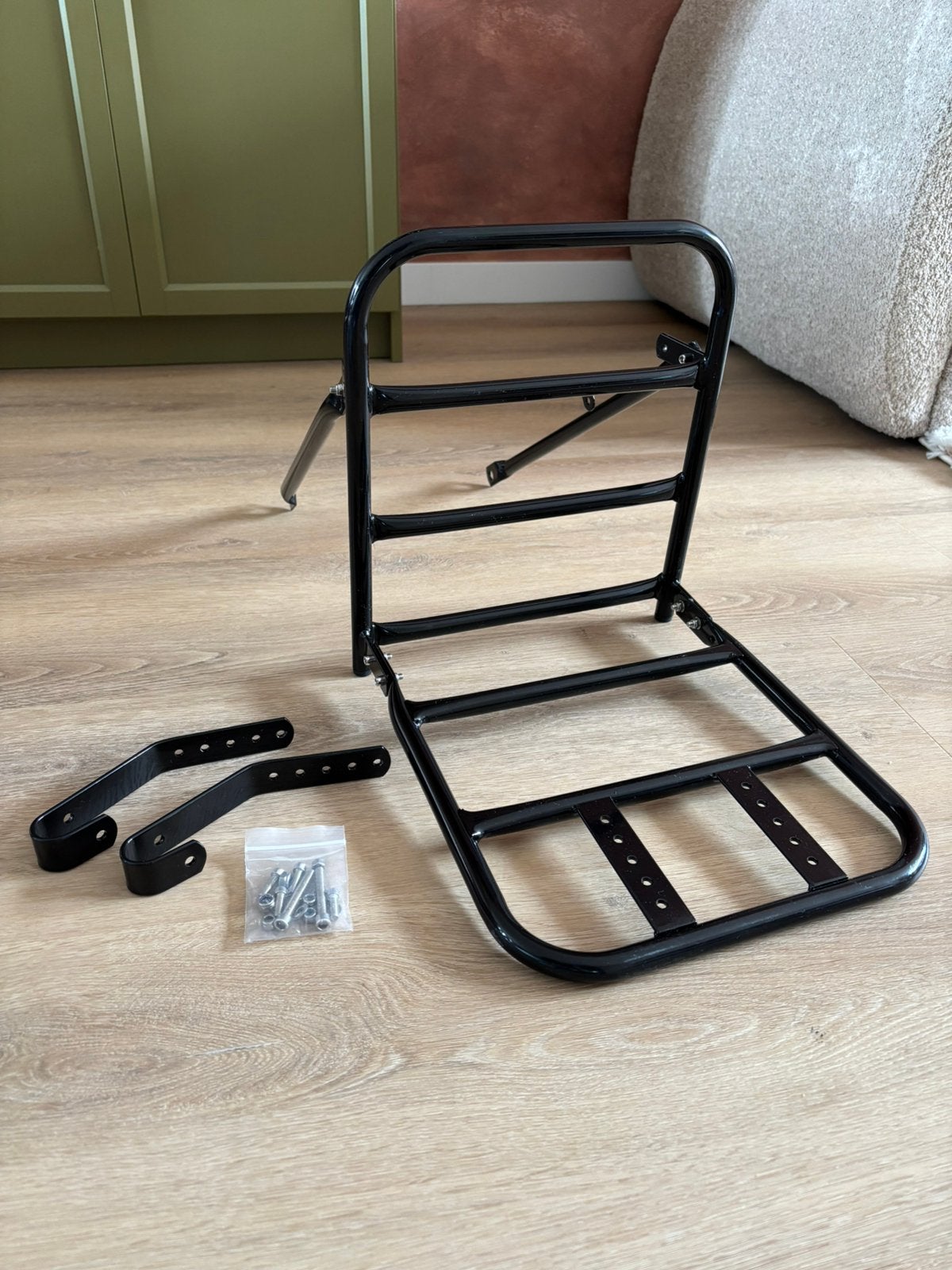 Voordrager fiets, Ophalen, Nieuw