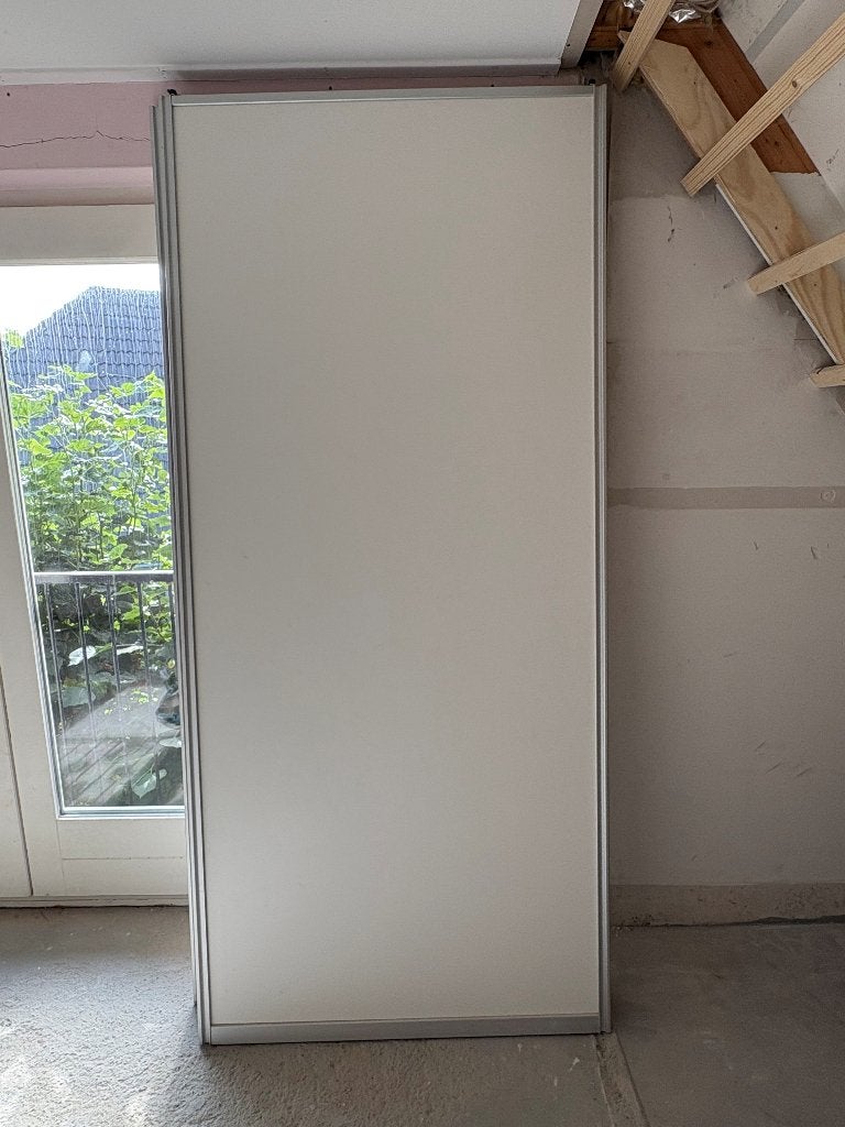 3 hoge schuifdeurpanelen 234 x 105,5 cm incl. rails, Ophalen, Overige materialen, Gebruikt, 100 tot 150 cm