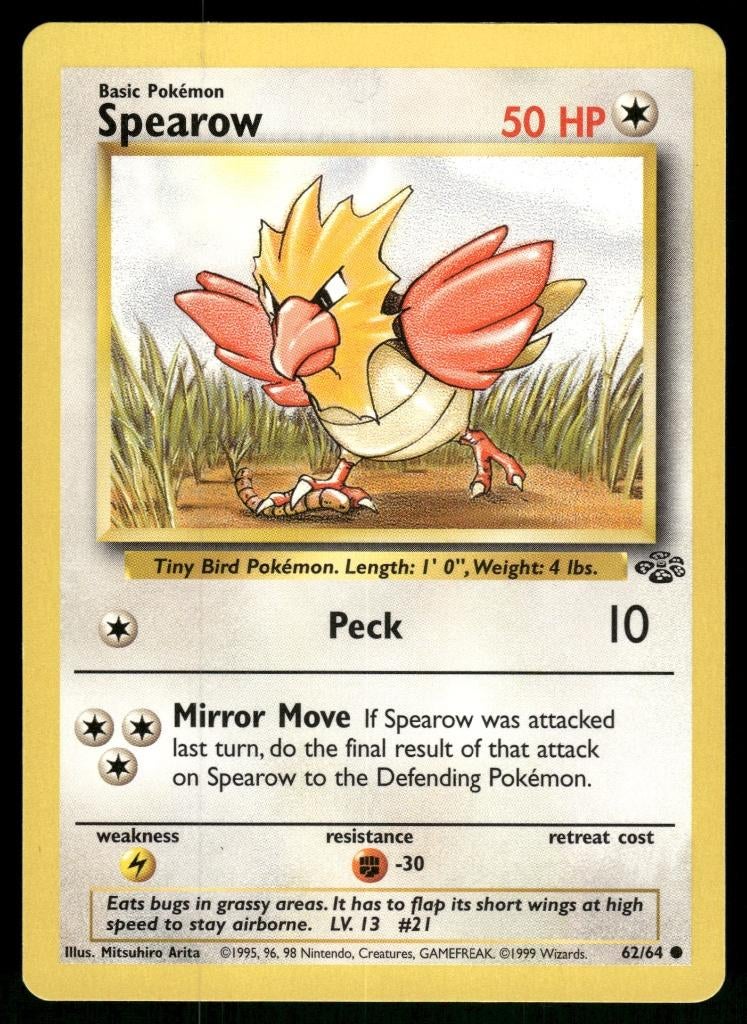 Spearow 62/64 - Jungle (NM), Verzenden, Gebruikt