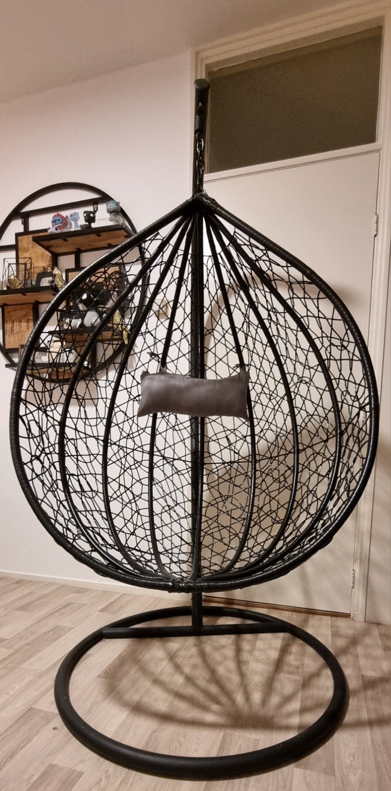 Zo goed als nieuwe Lizzely Garden & Living Egg hangstoel, Tuin en Terras, Ophalen, Zo goed als nieuw